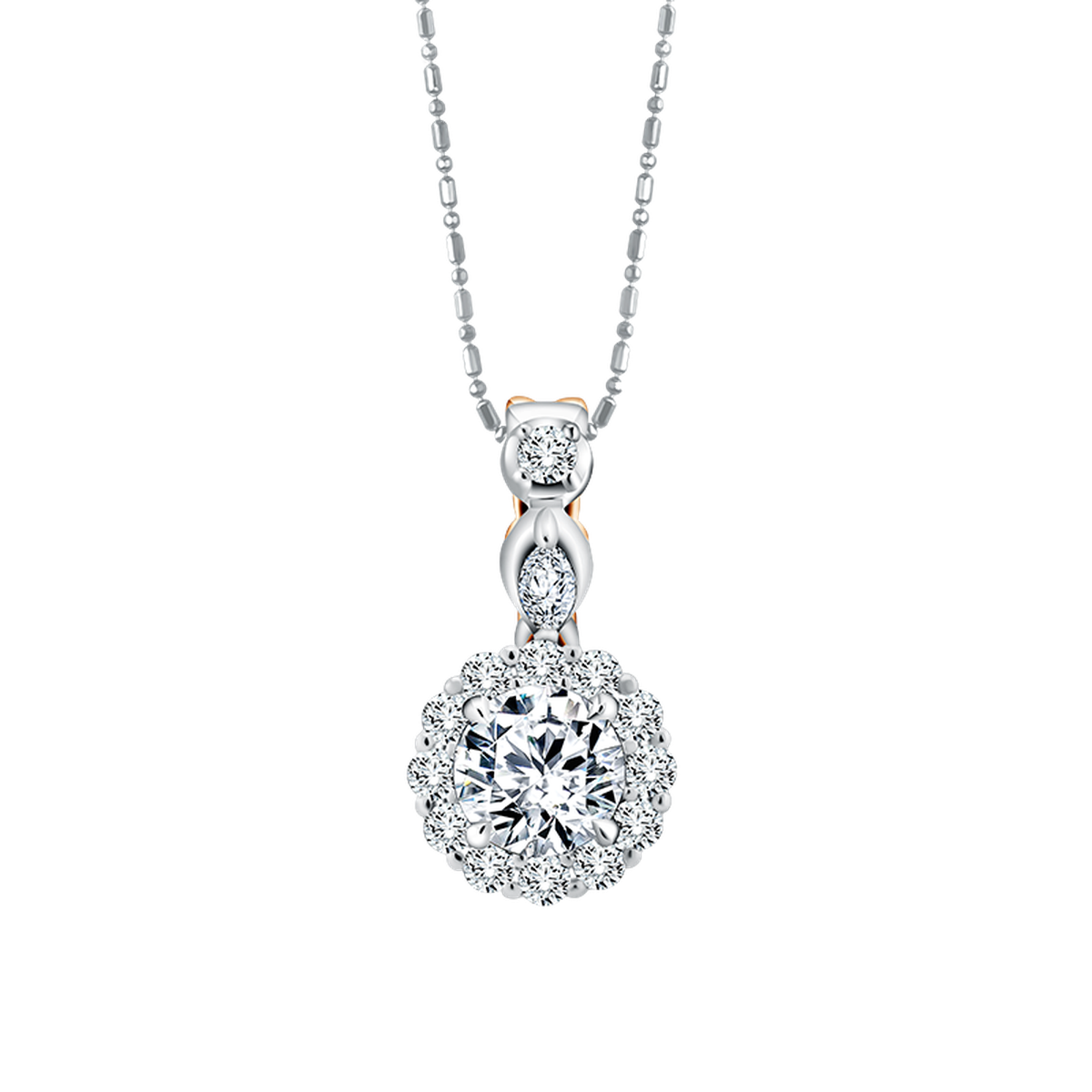 Frank & co. Frank Fire Carisse Pendant dengan Sertifikasi GIA dan Sarine
