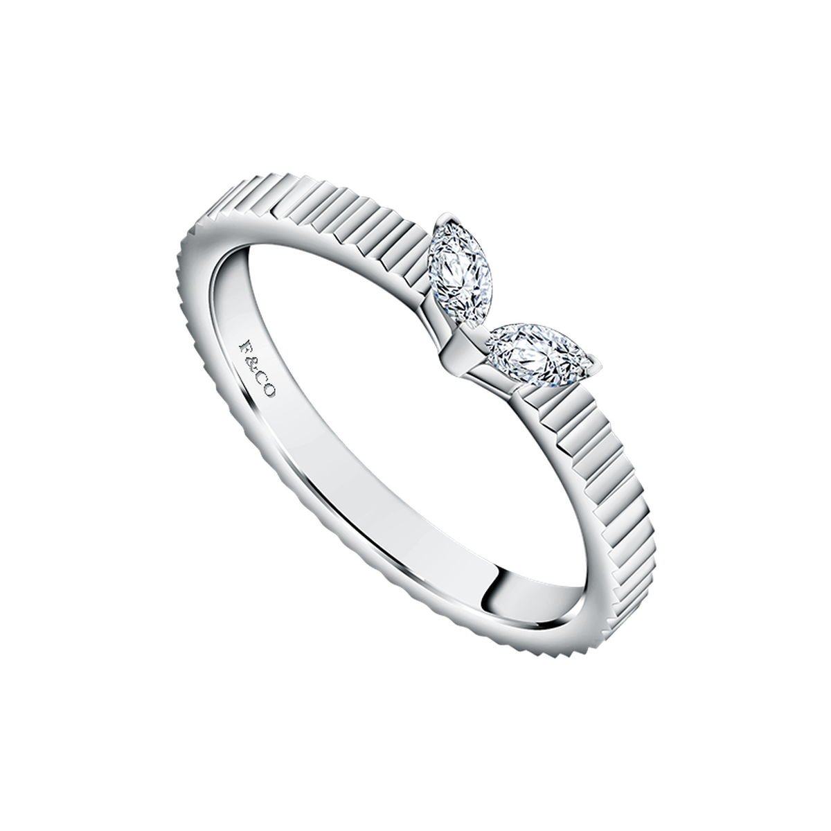 Cincin Amare Couple Ring untuk Wanita yang Memancarkan Kilau Berlian Menawan