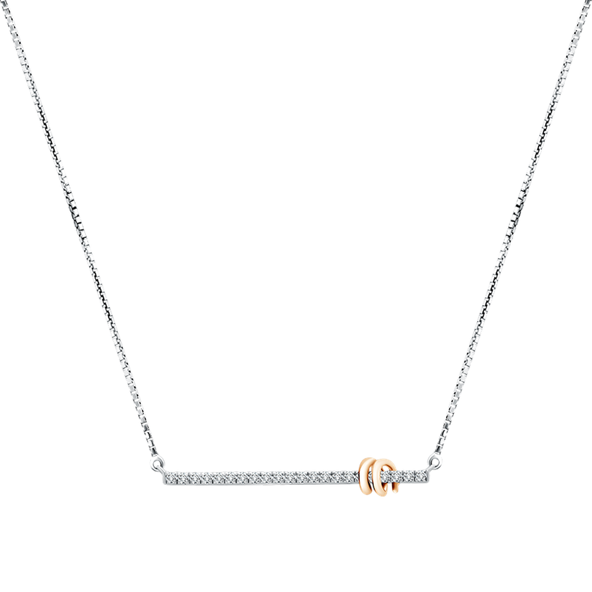 Frank & co. See The Light Fine Light Line Necklace